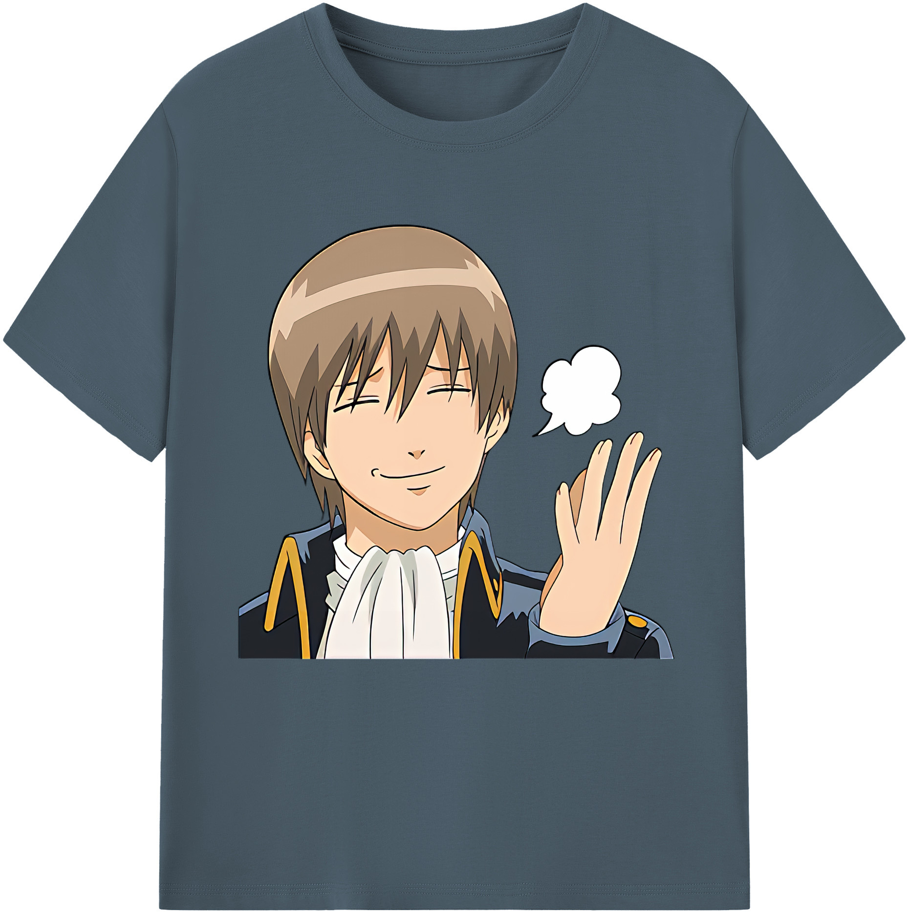 （画像用） ぎんたま 坂田銀時（さかたぎんとき） 神楽 志村新八（しむら しんぱち） GINTAMA Sakata Gintoki Kagura Shimura Shinpachi 綿100％半袖Tシャツ（フロントプリント）